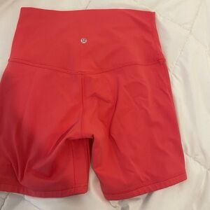 Hot pink Lululemon align shorts